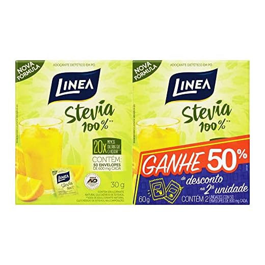 Linea Adoçante Em Pó Stevia 0,6G