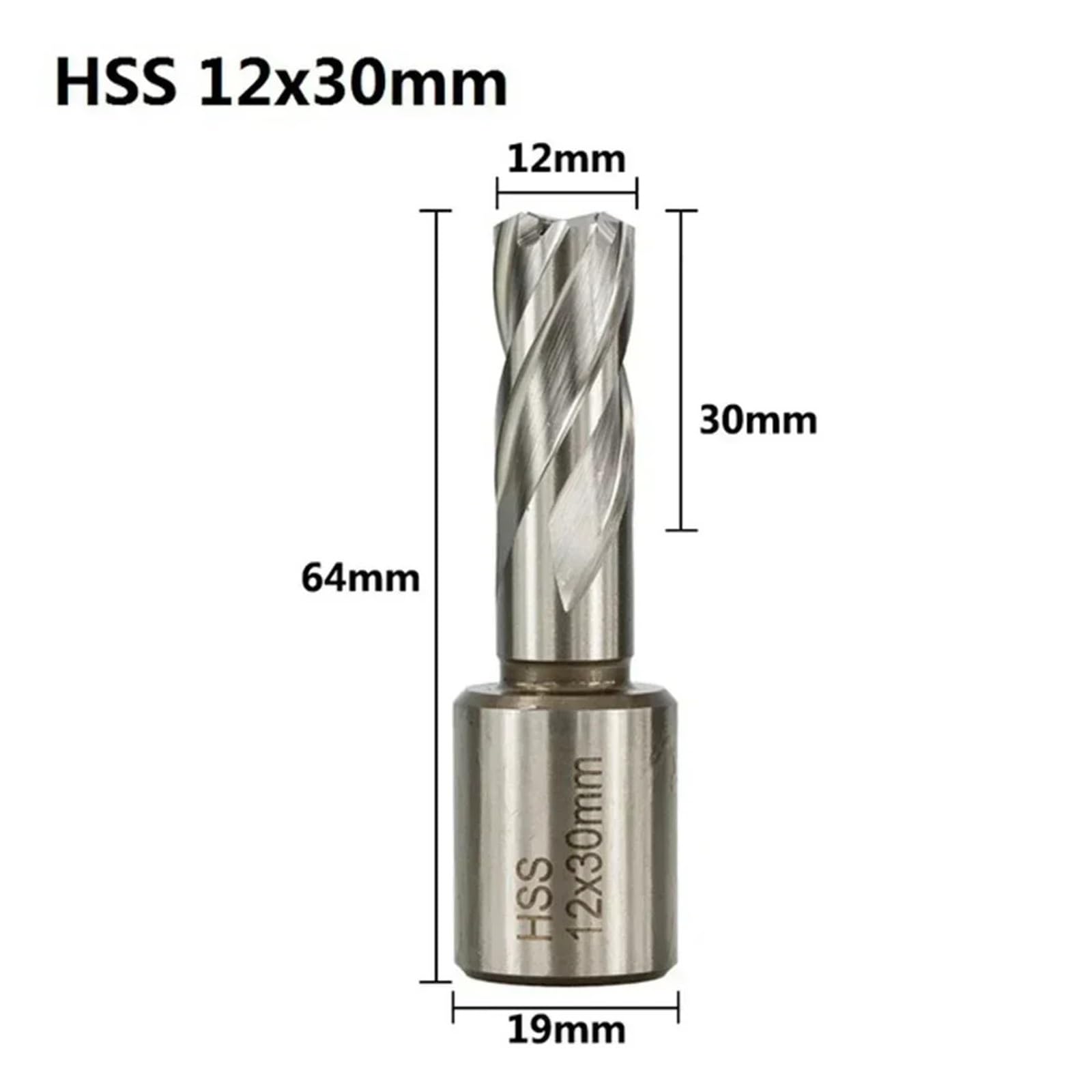 Mag Drill Cutter, HSS Annular Cutter 12-42mm Core Drill Bit(12 30mm)