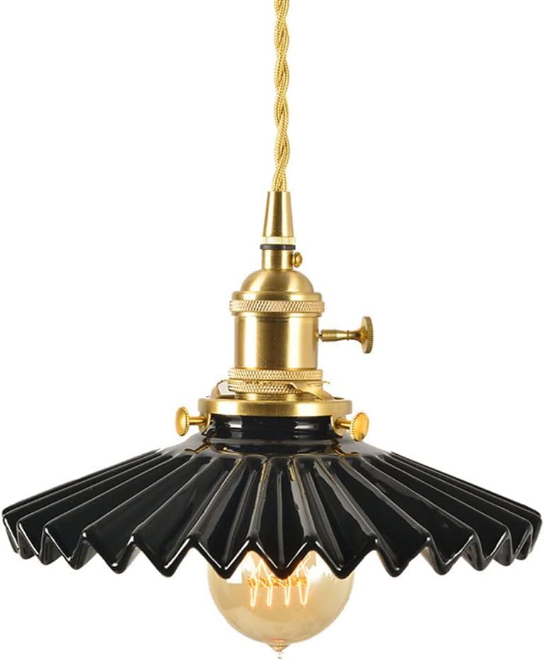 Lampe suspendue cuisine et salle à manger lustre céramique E27 minimaliste