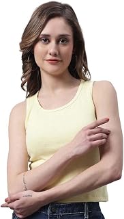 FBAR Premium Cotton Sleeveless Women's Top with Skin-Friendly Style (Black) Price In India