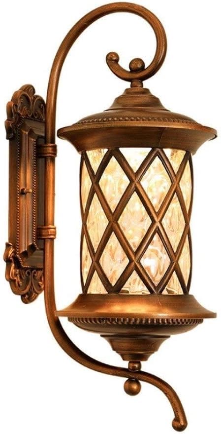 Lampe murale d'extérieur étanche européenne contre la rouille jardin
