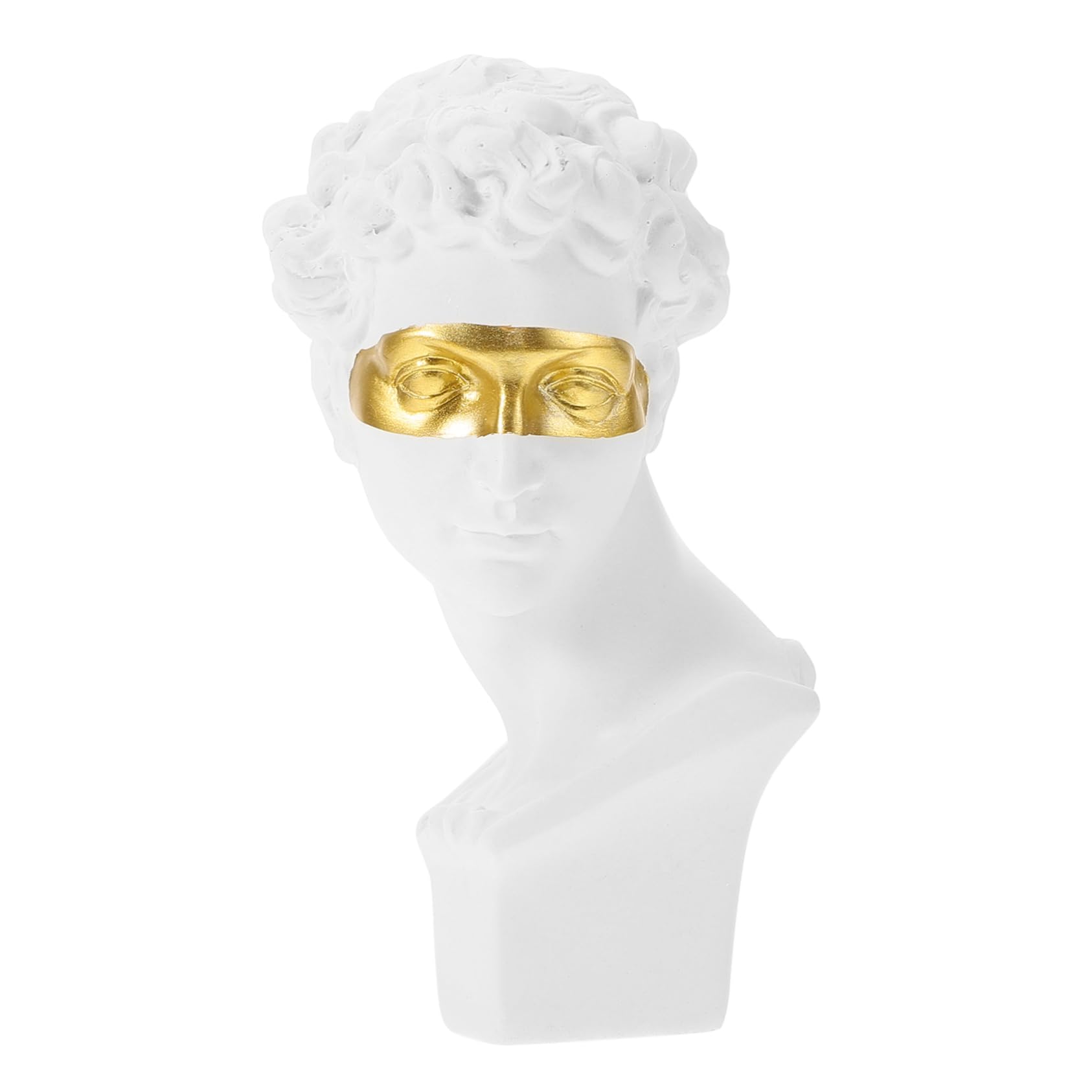 AUTSUPPL Bust Figurine Decor Plaster Sculpture of Girl Character Lightweight Art Statue for Living Room Bedroom Office and Cabinet