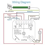 LoraTap Interruptor Persianas WiFi  Rel   de Persianas Temporizador Inteligente para Cortina El  ctrica  Control Remoto por Tel  fono  Compatible con Alexa y Google Home para Control de Voz  300W