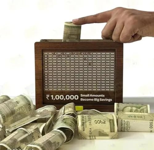 Generic Wooden ₹1,00,000 Savings Box - Image 3