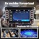 Double din Autoradio Kompatibel mit kabelloses CarPlay Android Auto mit IPS Bluetooth/FM/AM Radio/USB/hohe Leistung für VW Golf 5 6 Passat Jetta Caddy EOS T5 Tiguan Touran CC Polo