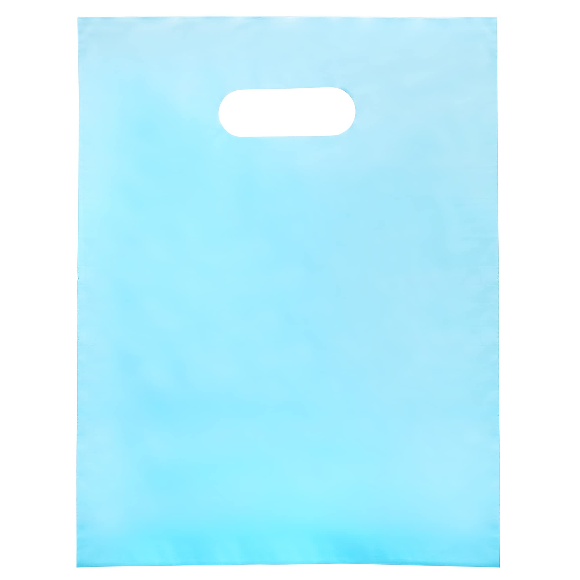 Choice Marts Merchandise Bags Pastel Blue Color 9"x12" Size 1.5Mil Thick Glossy Bags