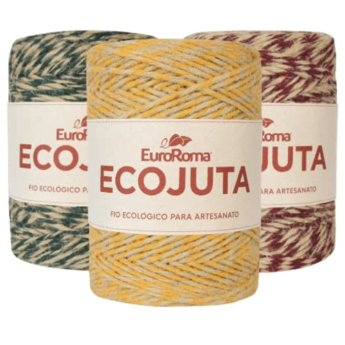 Barbante Ecojuta 190m Laranja 750 Euroroma