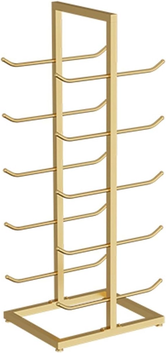 Metal Yoga Mat Holder with Non-Slip Feet, Durable Storage Rack for Foam Rollers, Resistance Bands & Blocks – Home Gym Organizer, Space-Saving Solution