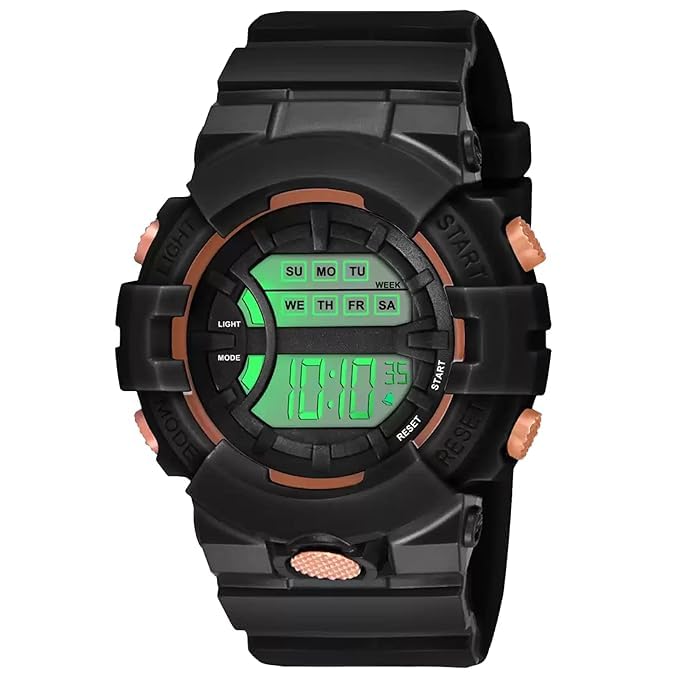 KE GALLERY Digital Kids Children Multi Functional Pink Watch for Girls & Boys (Black) (B0D6BT4M13) Amazon Price History, Amazon Price Tracker