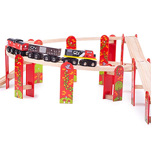 Bigjigs Rail Hochbrücke Holzeisenbahn – Bild 3