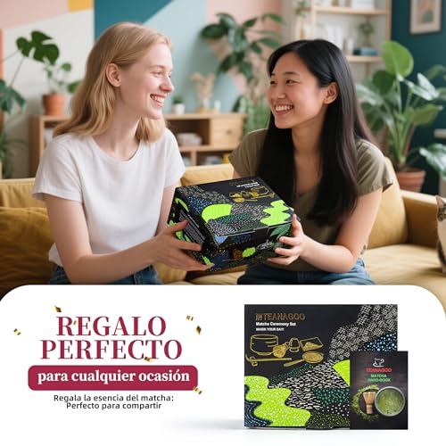 Miniatura 6 de Teanagoo Juego De 7 Batidores De Matcha, Juego De Matcha Para Ceremonia, Kit De Matcha Azul Junware, Juego De Té Matcha Para Hacer Desayuno Café Con Leche, Cuenco De Cerámica Chawan Con Boquilla Y