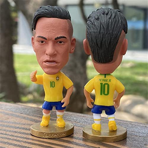 4pcs Fanáticos del fútbol Regalo Souvenirs Coleccionista Mini Acción...