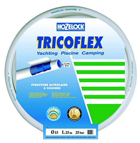 Preisvergleich Produktbild Tricoflex Wasserschlauch Tricoflex Yachting, 15 mm und, 25 m Rolle, Weiß