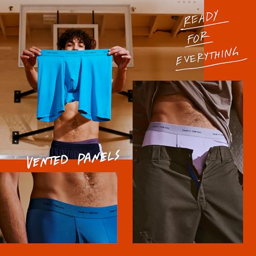 Pair of Thieves Men's Quick Dry Action Blend Boxer Briefs 3 Pack - Moisture-Wicking & Breathable for All-Day Comfort3