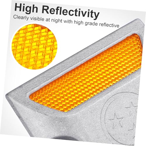 Marcadores reflectantes para pavimento de aluminio miniatura 3