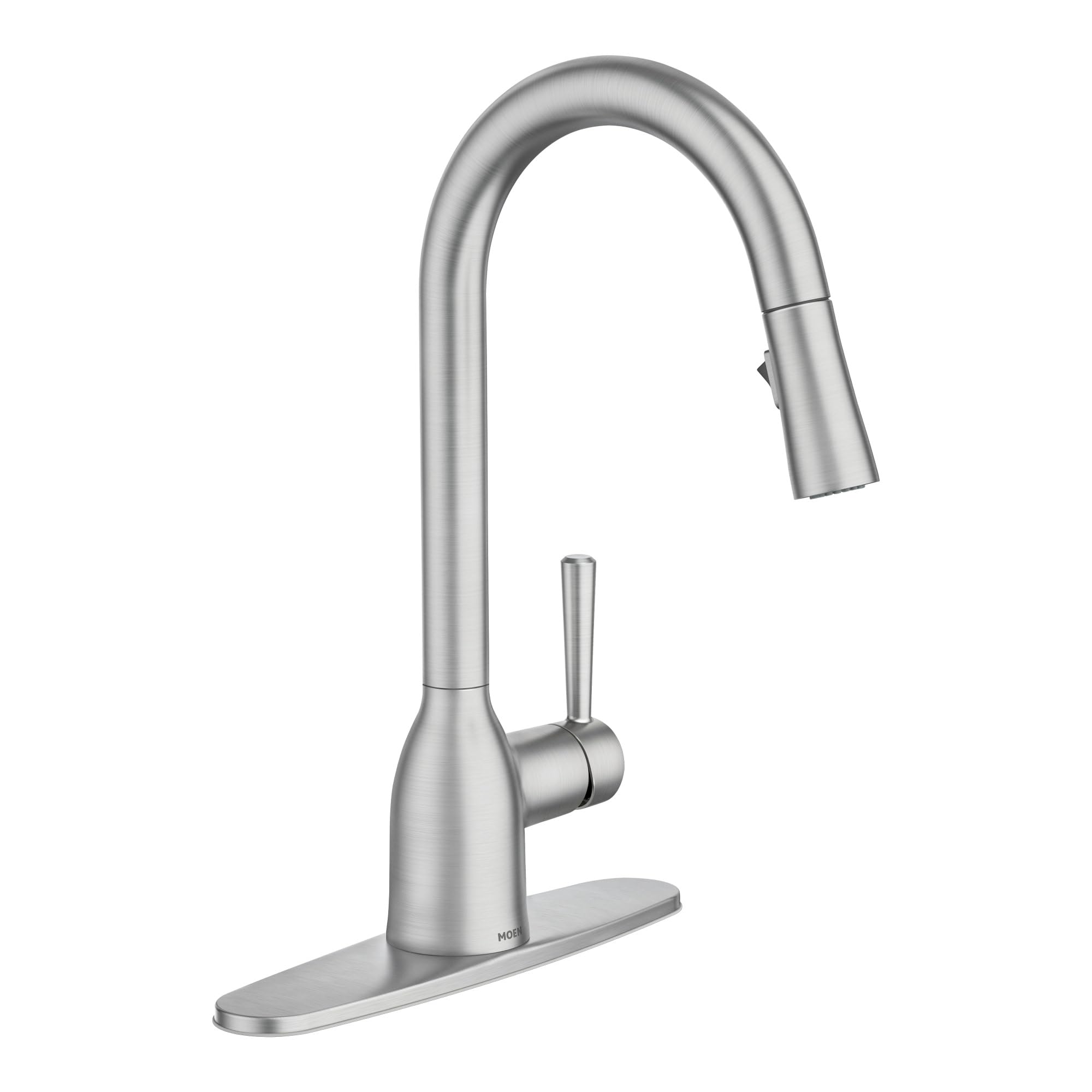 87233Srs Adler One-Handle High Arc Pulldown Kitchen Faucet With Power Clean, Spot Resist Stainless