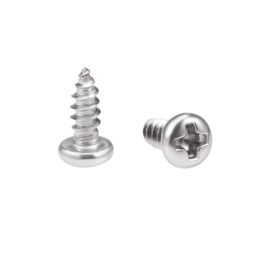 CROSSDESIGN 100 Per Bag-LICENSE PLATE SCREWS-PHILLIPS PAN HEAD SELF Tapping American Cars - Foto 8