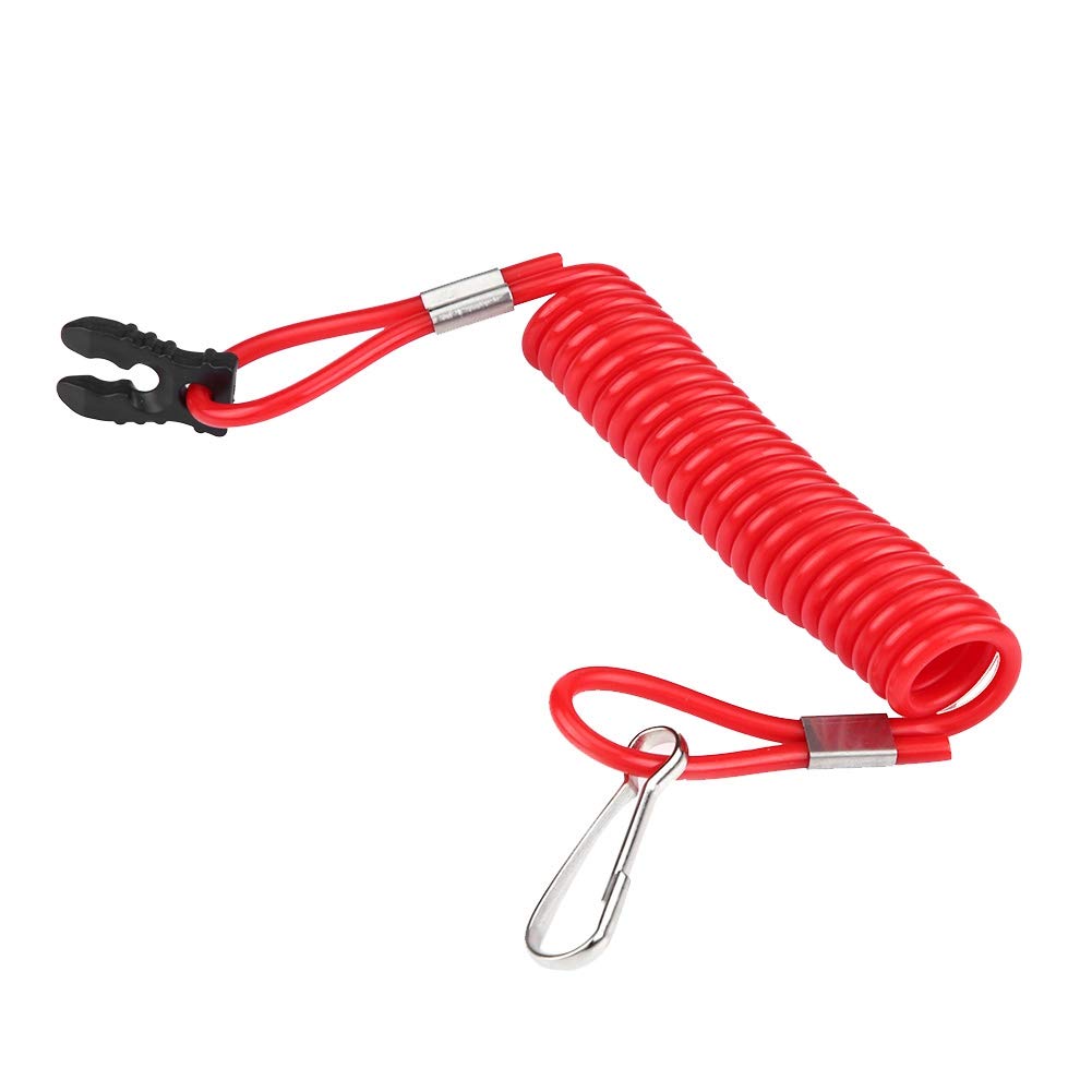 Outboard Kill Switch Lanyard for Engine Ignition Emergency Kill Safe & This Outboard Stop Lanyard for Hon Stop Switch Tether Boat Ignition Lanyard Kill Pull Tether C