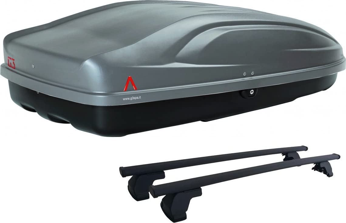 Kit portapacchi G3 PACIFIC + Car box G3 All time 320 FIAT GRANDE PUNTO EVO 5 PORTE