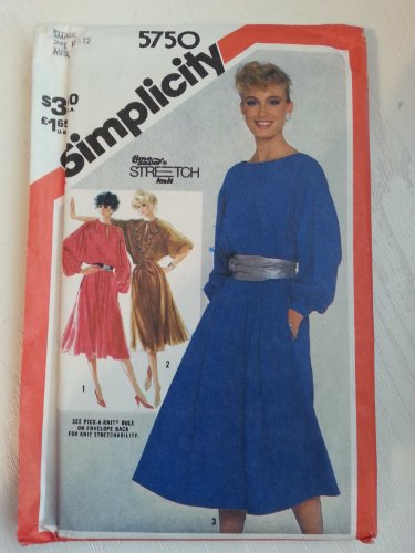 Simplicity 5750 patron de robe extensible pour coudre sans fermeture éclair - 2