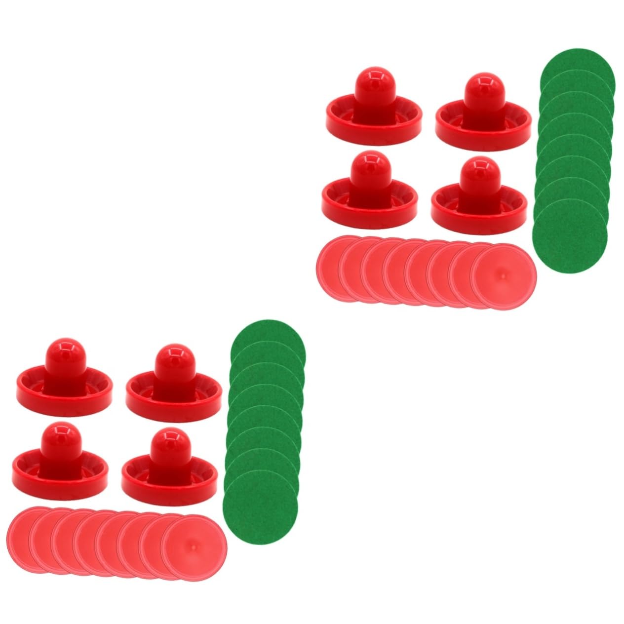 VANZACK 2ensembles Set De Palets Et Poussoirs De Hockey Aérien Accessoires De Table De Poussoirs Palets