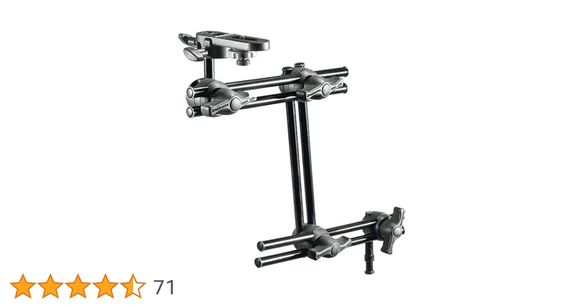 Manfrotto アクセサリー ダブルアーティキュレーテッドアーム 2段 カメラブラケット 396B-2 楽天市場】manfrotto アクセサリー ダブルアーティキュレー