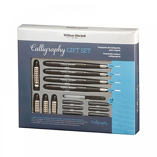 William Mitchell Complete 4 Pen Calligraphy Gift Set by Mitchell