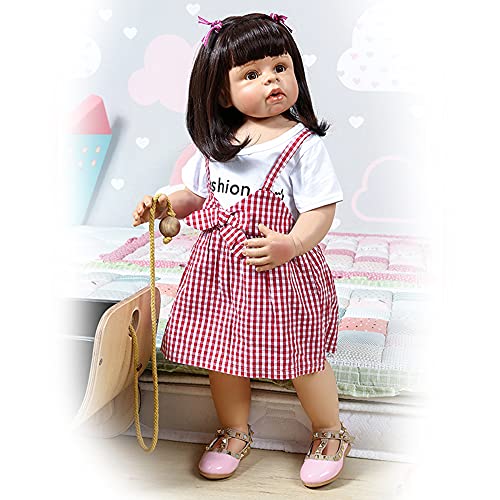 YIHANGG 70CM Reborn Kleinkindpuppe Lebensechte Babypuppen Mit Kugelgelenk Modell Für Kinderkleidung Kunstpuppe Zum Sammeln Spielzeug Spielkamerad – Bild 4