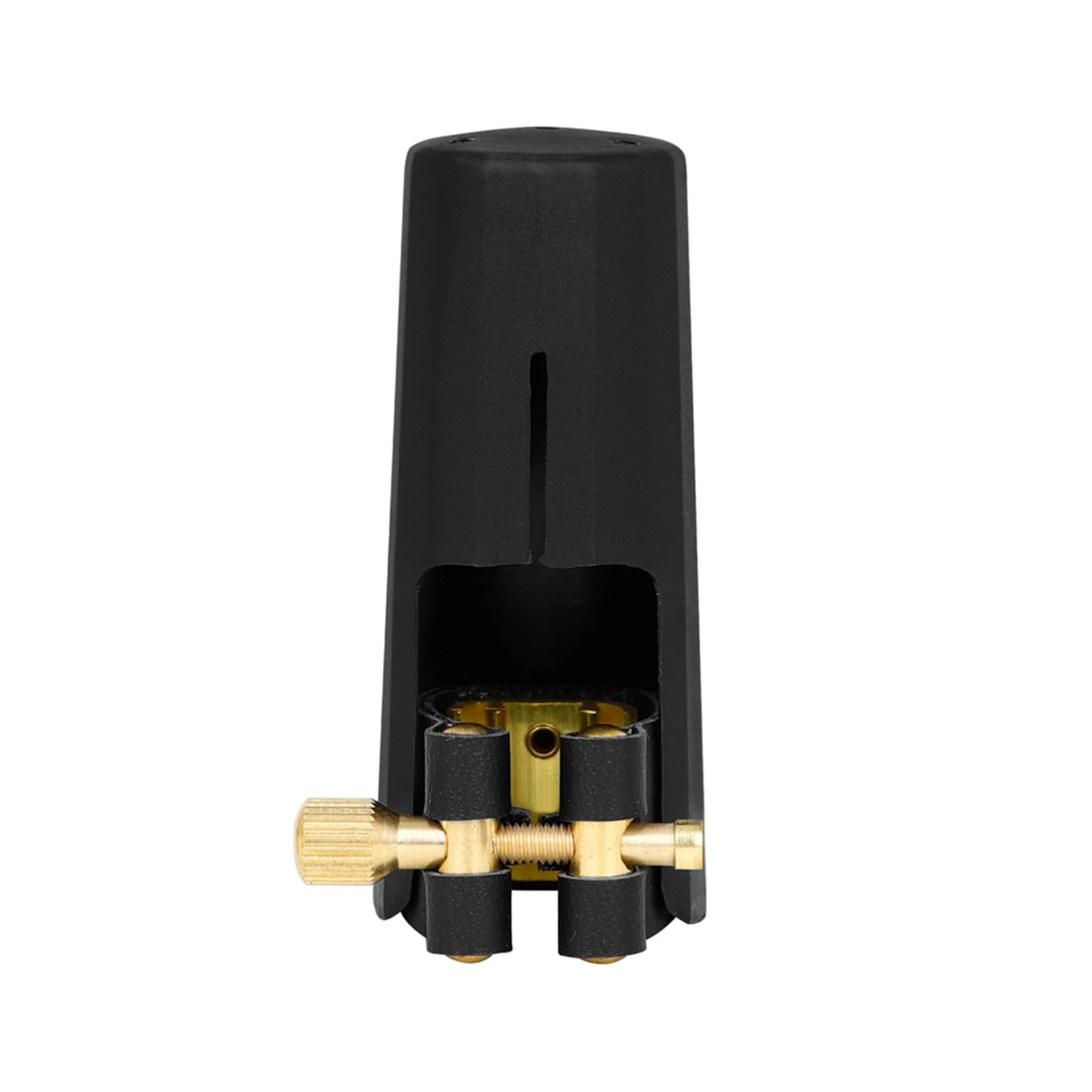 QIEIEI Saxophone Mouthpiece Ligature Caps Clip Leather Ligature Fastener & Caps Soprano Saxophone Ligature Mouthpiece Caps