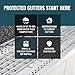 GUTTERHAWK Gutter Guard - 48 FT. (Nominal) Black All-Aluminum Gutter Guard Kit with Screws Included. Fits 6 in. Gutters. DIY Friendly. (6 in. x 47.625 in. Pieces)
