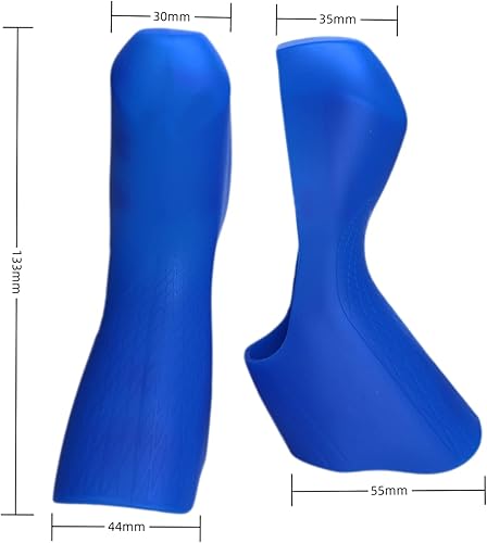 Miniatura 5 de STI - Campanas de palanca de agarre para bicicleta compatibles con Shimano Ultegra 105 ST-R7025ST-R7020, par de capó de empuñaduras de freno,