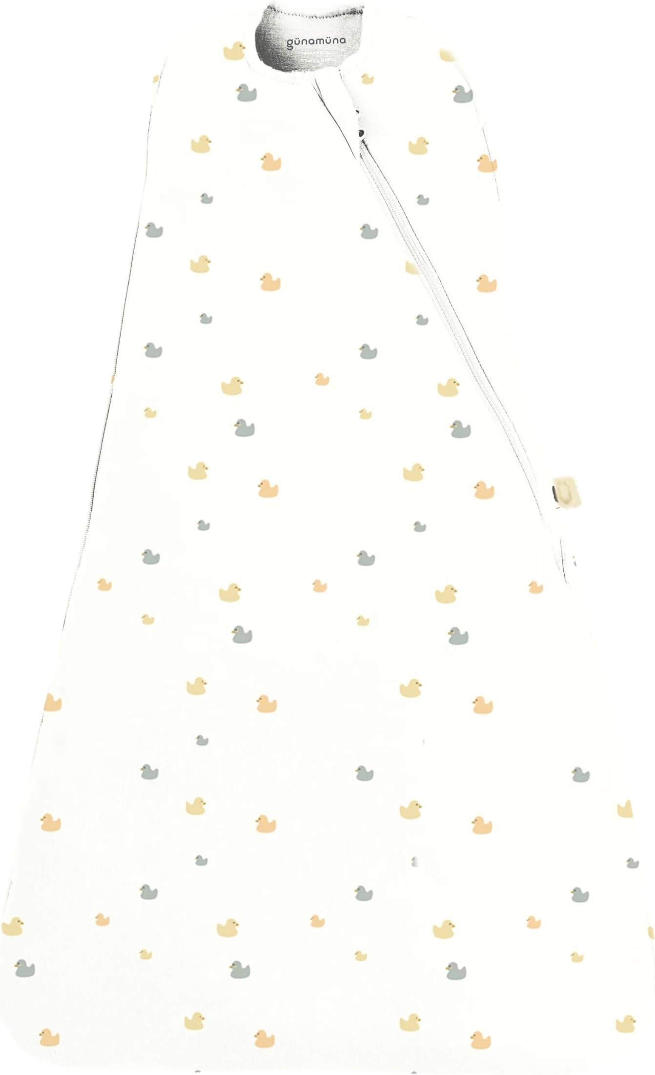 GUNAMUNA Swaddle Wrap for Newborns – Arms In or Out, Easy Diaper Changes with WONDERZiP, Soft Sleep Sack, 1.0 TOG
