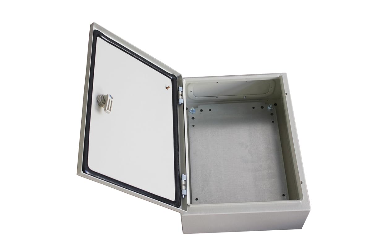RS PRO Stahl Wandgehäuse RAL 7032 IP66, HxBxT 600 mm x 500 mm x 150mm