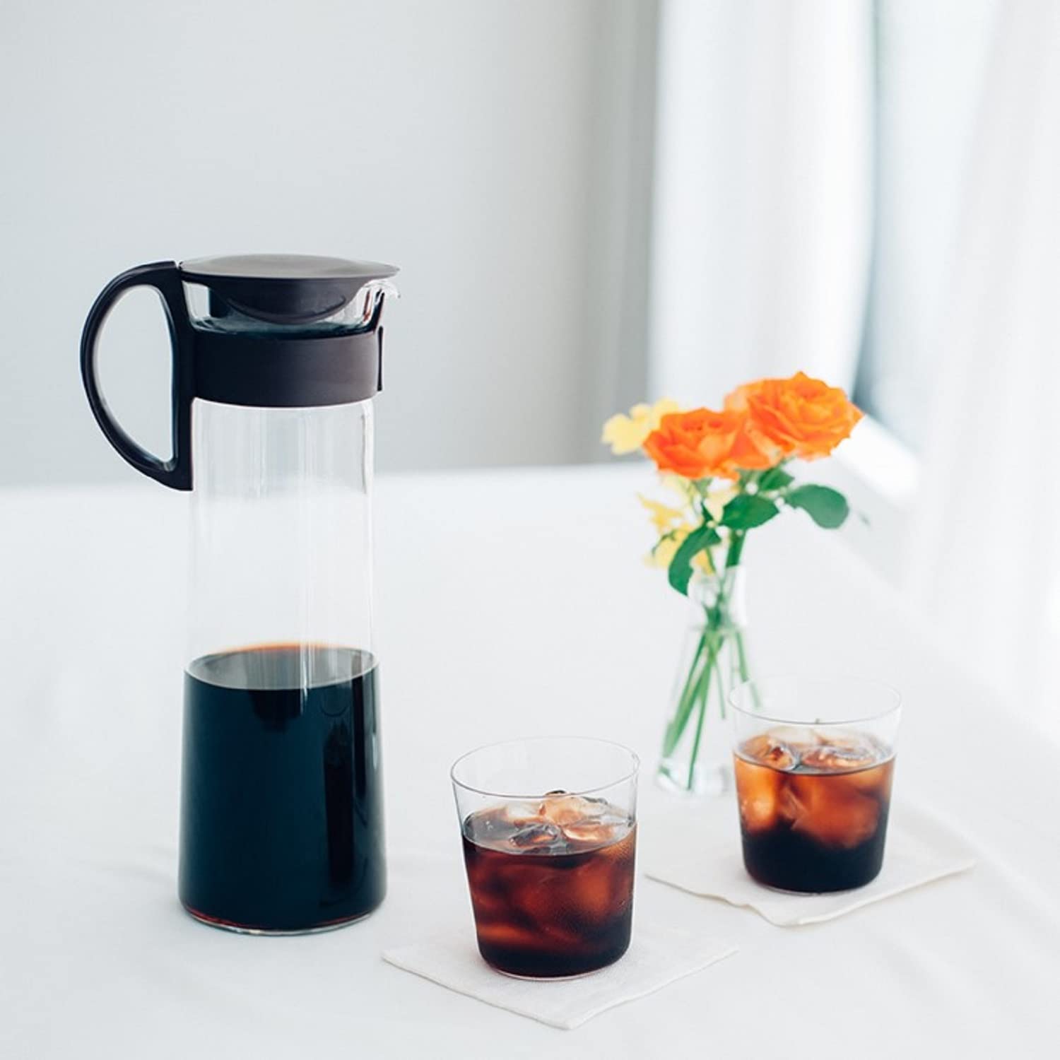 Hario "Mizudashi" Cold Brew Kaffeekanne, 600 ml, Schwarz