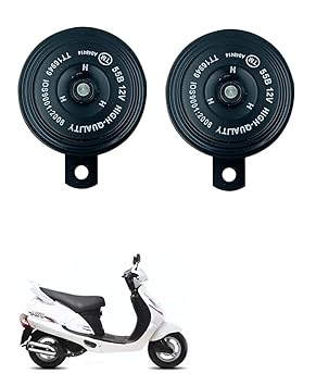 Znee Smart Motorcycle Horn Loud Sound Waterproof 12V 110DB (Set of 2) for Mahindra Duro
