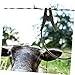BUGUUYO 2pcs Farm Electric Fence Jump Leads Fencing System Wire Alligator Clips Wire for Electric Fence