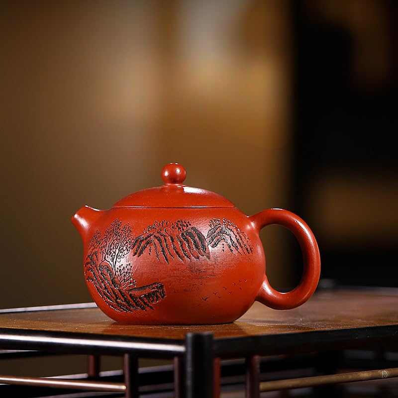 Czajnik do herbaty 150 ml Fioletowy czajnik do parzenia herbaty Zestaw Zisha Chiński czajnik wielofunkcyjny ceramiczny do herbaty, mleka, kawy, biura