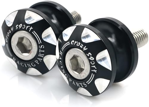 crazy sport Carretes de brazo oscilante de 0.394in, soporte universal M10 compatible con 690 SMC SMCR Supermoto Enduro DUK 790 AVENTURE 990 1050