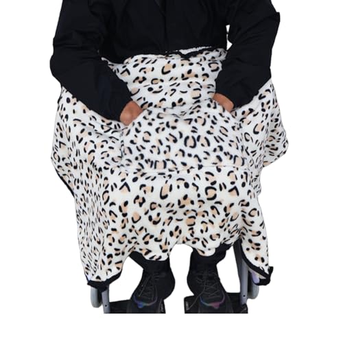 Soft Cozy Blanket for Knees，Wheelchair Windproof Blanket，Stay Warm Indoors and