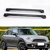 WangjunF Baca de Coche Barras Transversales para Mini Countryman F60 2017-2021 Barras Antirrobo Dedicadas,Bacas de Aluminio para Equipaje Kayak Bicicleta Canoa