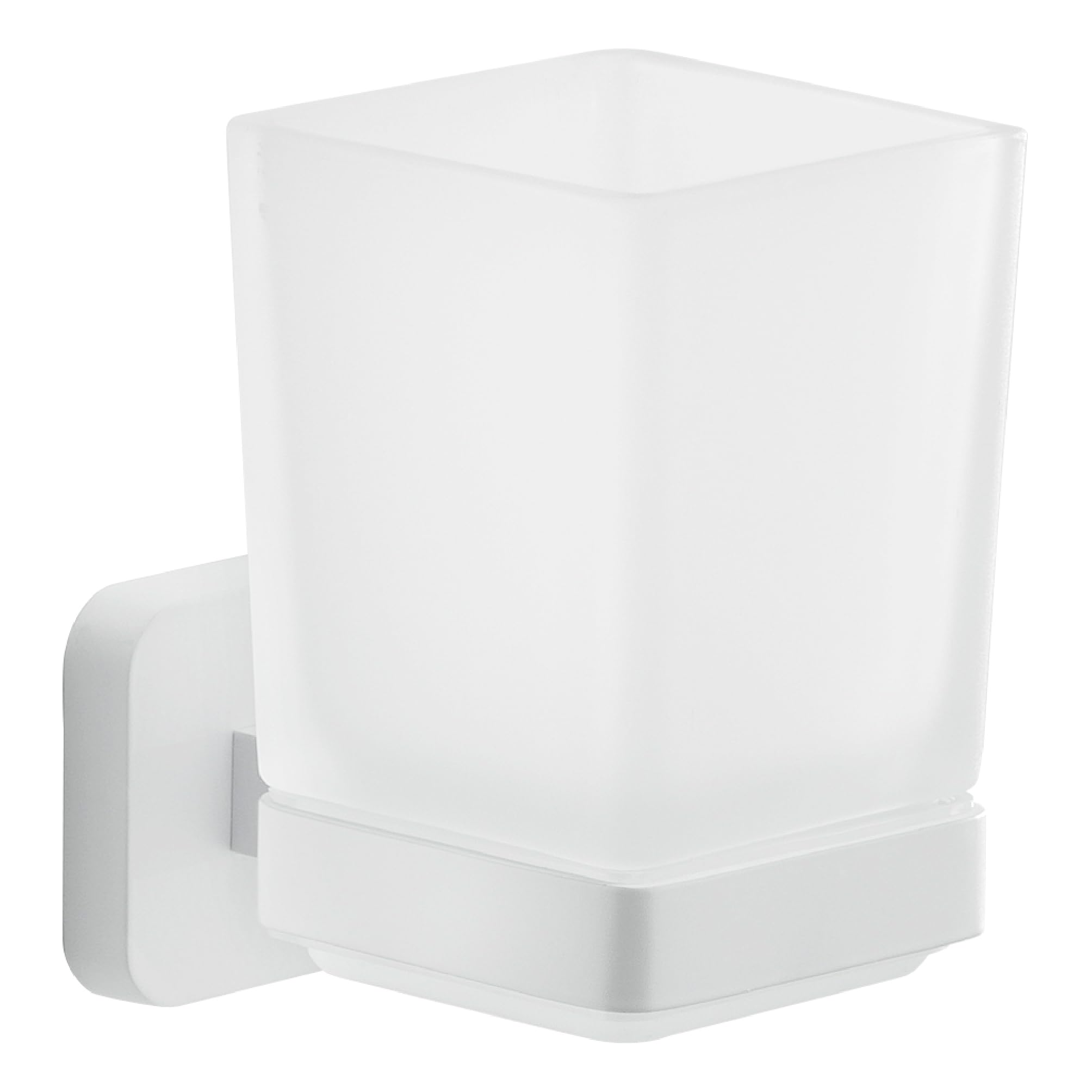 Portaspazzolino GEDY Tonga - Acciaio Inox E Vetro Satinato, Nero Opaco, Design Italiano - Foto 8