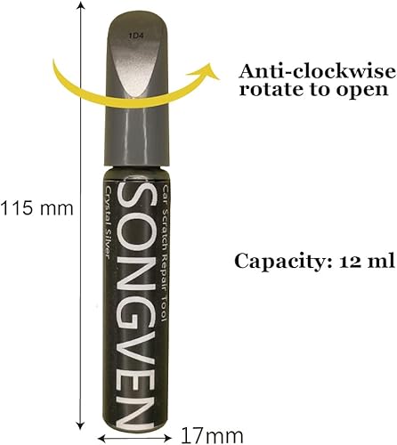 Miniatura 5 de Lápiz de pintura de retoque de coche, color plateado para Toyota Camry, removedor de arañazos automático, kit de reparación de arañazos 1D4, kit de