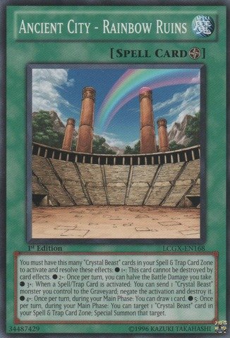 Yu-Gi-Oh! - Ancient City - Rainbow Ruins (LCGX-EN168) - Legendary Collection 2 - 1st Edition -...