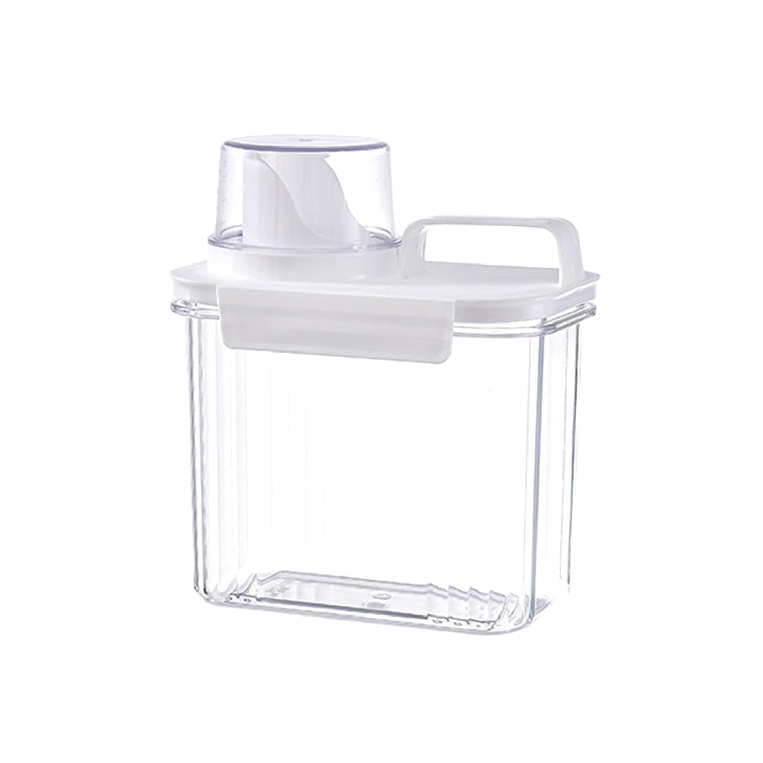 Laundry Detergent Dispenser for Liquid & Powder, 1100 ML Large Capacity Laundry Storage Container with Measuring Cup, Leak-Resistant Pour Spout, Fabric Softener Organizer Bottle-image-46