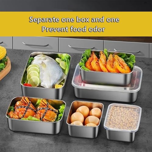 Caja rectangular para almacenar alimentos en refrigerador sin perder frescura 4