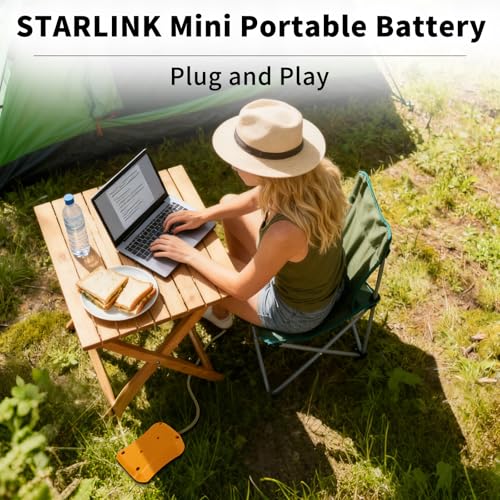 100cm DW-Batterie-Adapter für Starlink-Mini, 20V-zu-DC-Netzteil-Lade-Adapter für Starlink-Mini-Zubehör 18AWG-Stromkabel