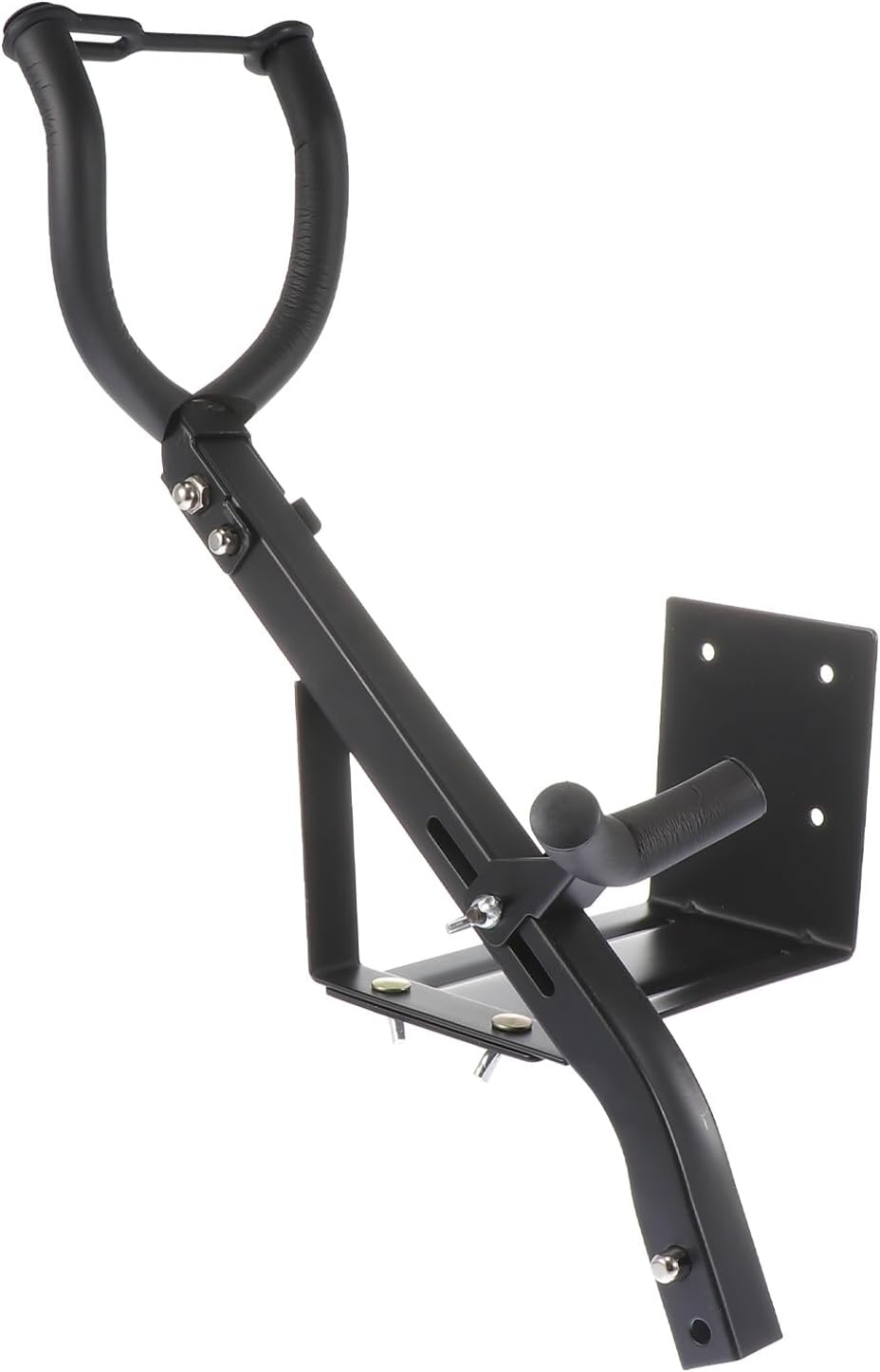 ULTECHNOVO Alto and Tenor Saxophone Wall Mount Holder, Black Iron Saxophone Bracket Stand for Musical Instrument Storage and Display