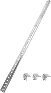 1Set Stainless Steel Freezer Shelf Bracket Clips Heavy Duty Support Bar for Refrigerators Coolers Easy Installation Replacement Parts