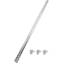 1Set Stainless Steel Freezer Shelf Bracket Clips Heavy Duty Support Bar for Refrigerators Coolers Easy Installation Replacement Parts