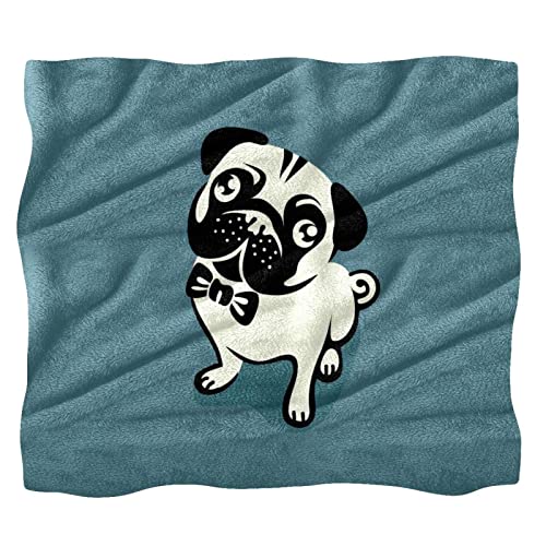 Couverture polaire bouledogue douce pour lit et canapé - 2